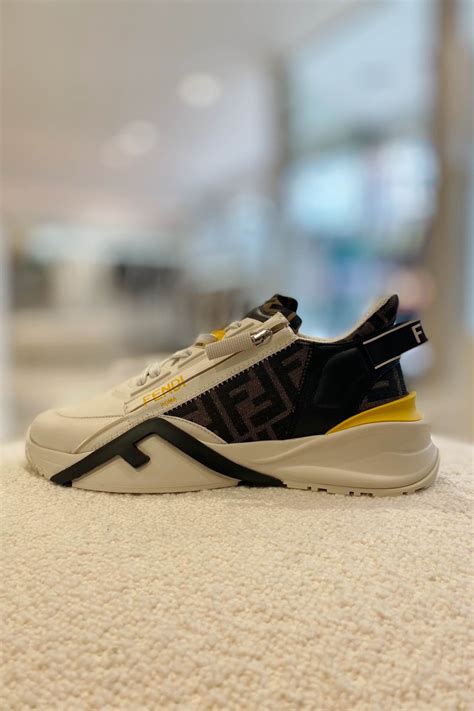 fendi flow white sneakers|fendi flow sneakers men's.